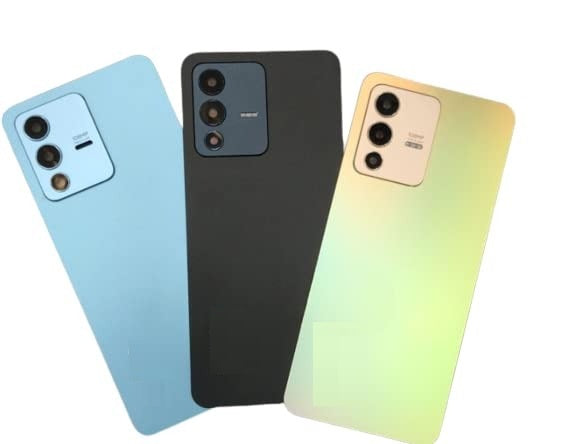 Mozomart Back Panel with Camera Lens for Vivo V23 Blue Mozomart Mozomart Back Panel with Camera Lens for Vivo V23 Blue Mozomart